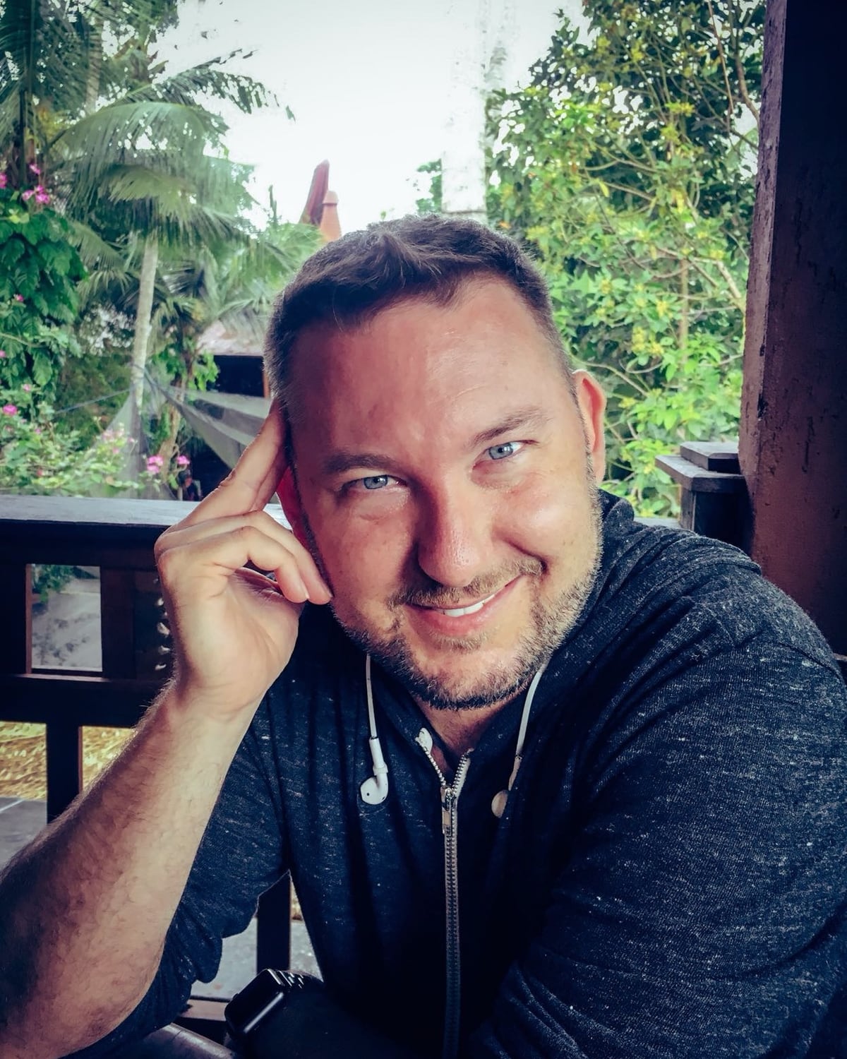 Peter, the founder of Peter Ocean Media — an environmental portrait in natural light.